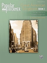 Popular Performer: Great American Songbook piano sheet music cover